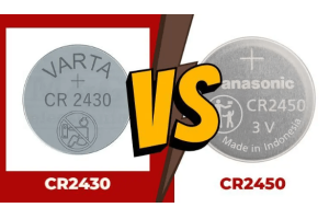 CR2430 vs CR2450 Rafhlaða: Stærð, rafhlöðueinkenni, forrit