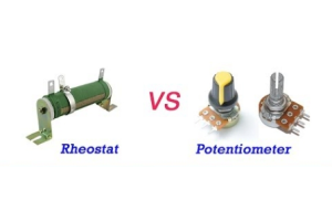 Samanburðarhandbók til að greina rheostat og potentiometers