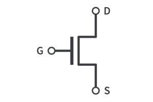 FET (Field Effect Transistor) hringrásartákn