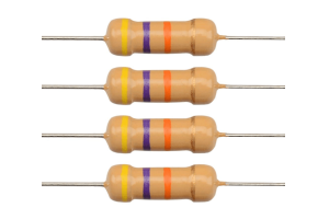 47K Ohm Resistor: Litakóðar og forrit