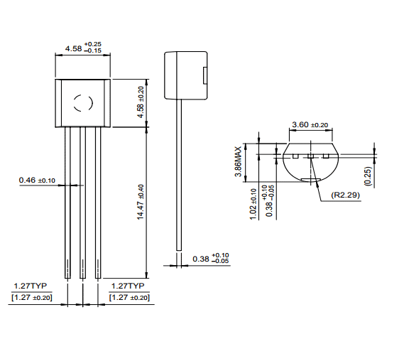 2SC945 Package