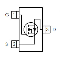 IRLML6402 Pinout