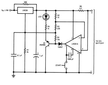 12-V Battery Charger Circuit