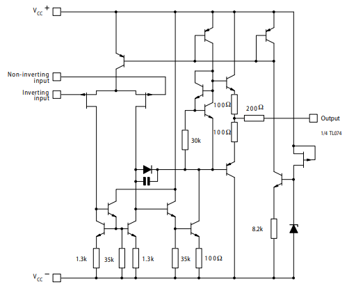 TL074ID Schematic Diagram